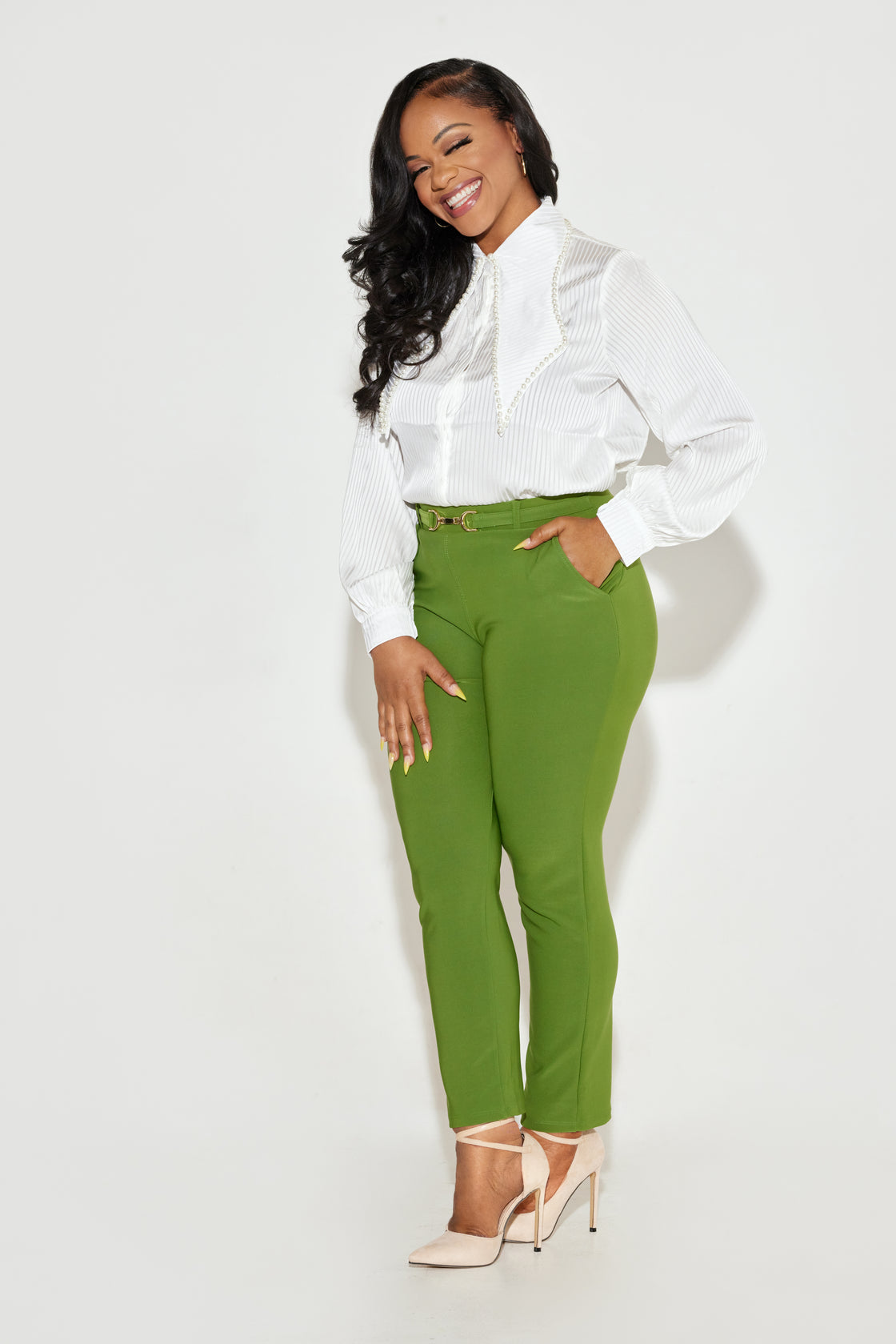 Olive Apple Pants