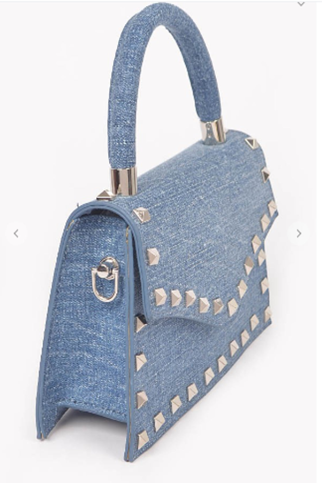 Denim Studded Purse