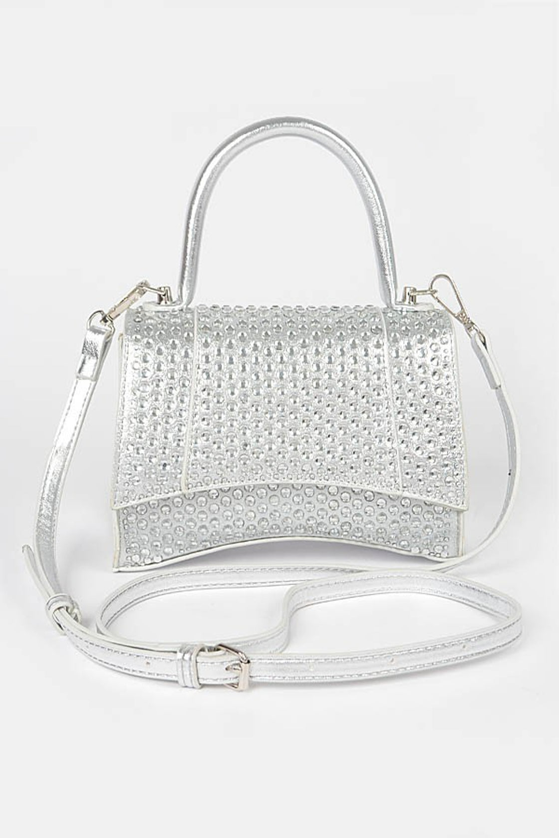 Metallic Rhinestone Purse